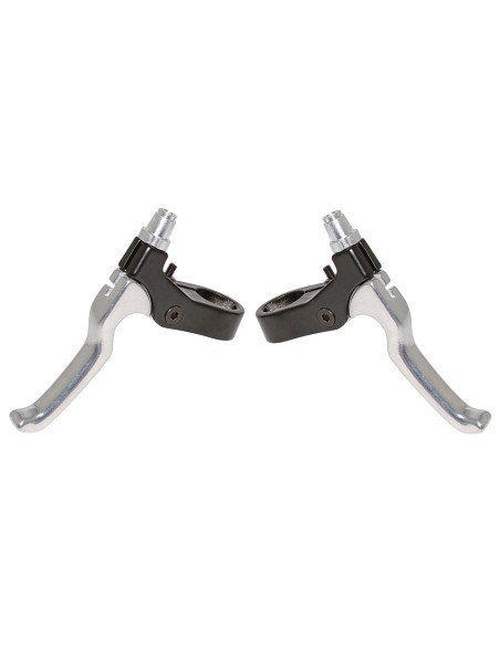 408 Alloy Brake Lever Set Black/Chrome.